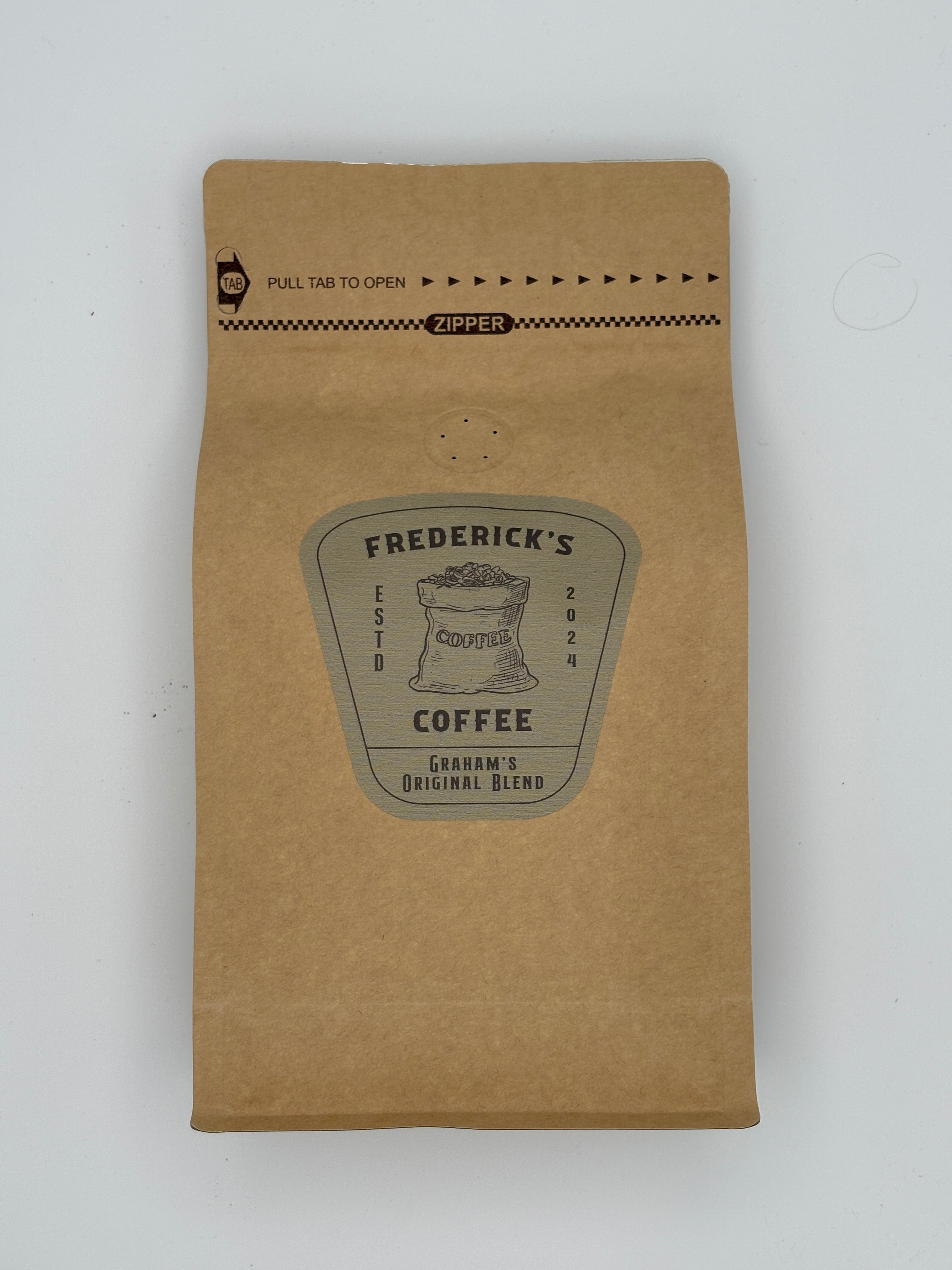 Graham's Original medium roast coffee beans 12oz bag