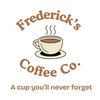 Logo of Frederick's Coffee Co. with a coffee cup illustration on a white background
